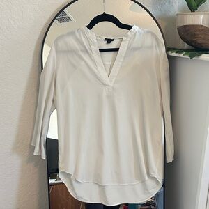 Ann Taylor Elegant White Women's Top